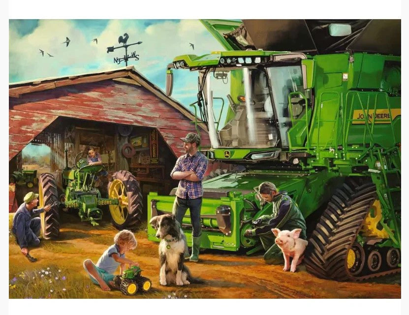 JIGSAW RAVENSBURGER - JOHN DEERE LEGACY 1000PC