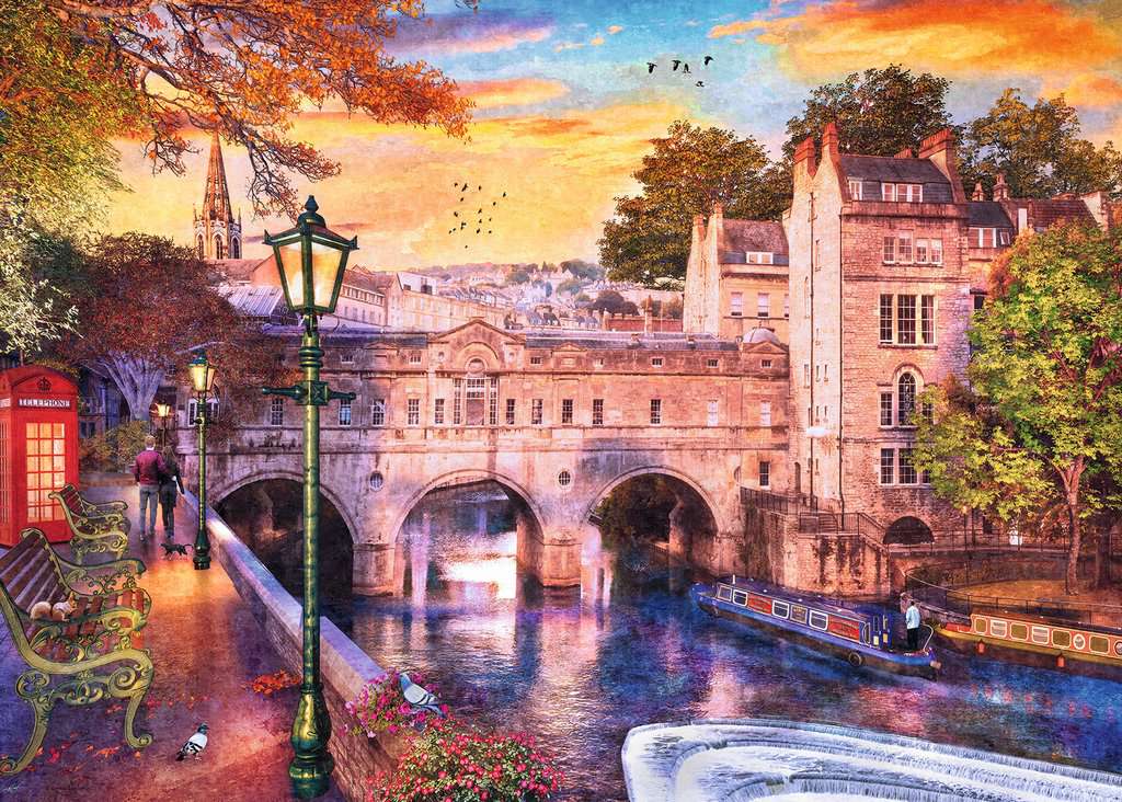 JIGSAW RAVENSBURGER - BATH ROMANCE 1000PC