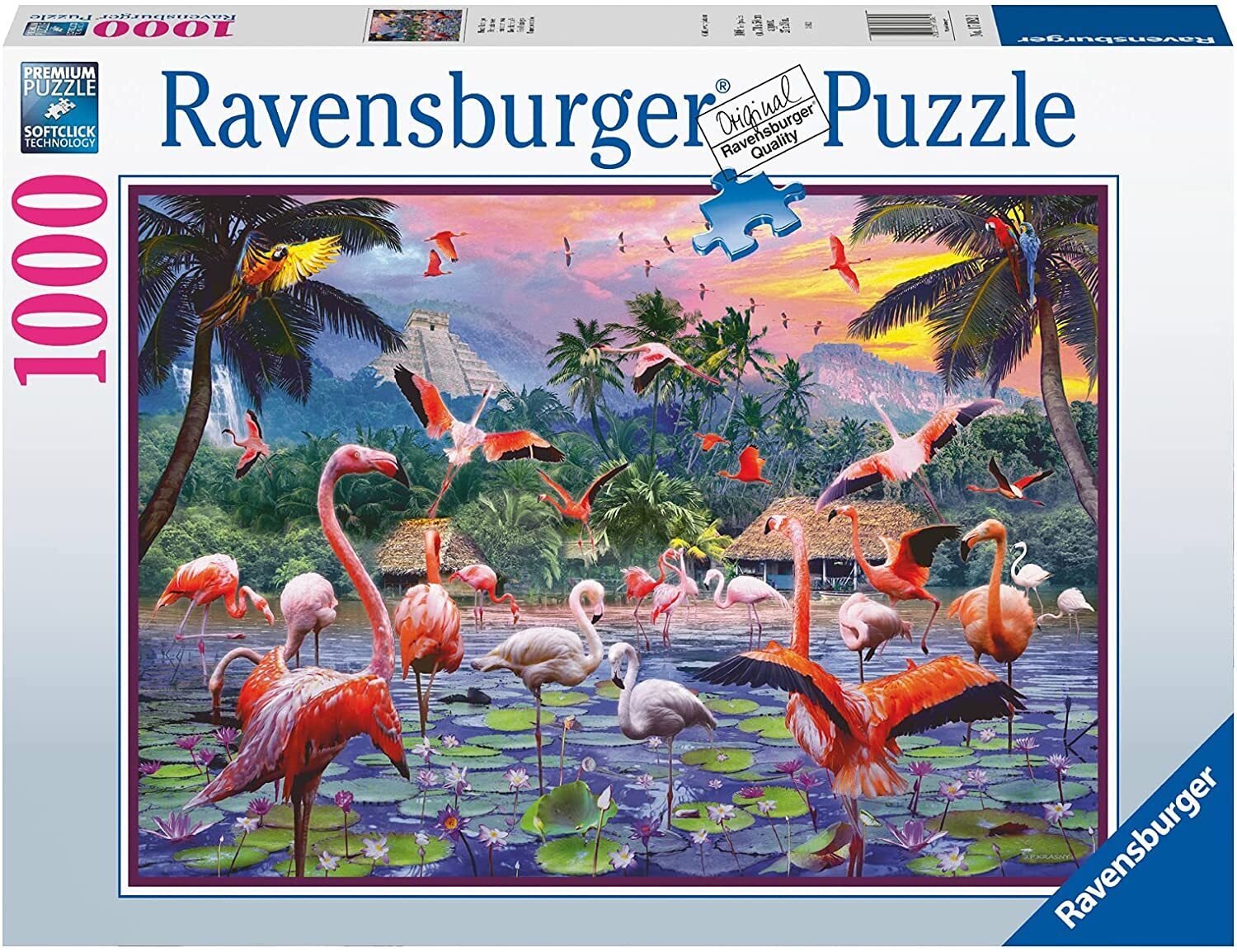 JIGSAW RAVENSBURGER - PINK FLAMINGOS