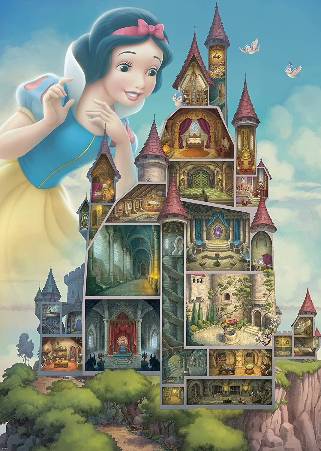 JIGSAW RAVENSBURGER - DISNEY CASTLES: SNOW WHITE 1000PC