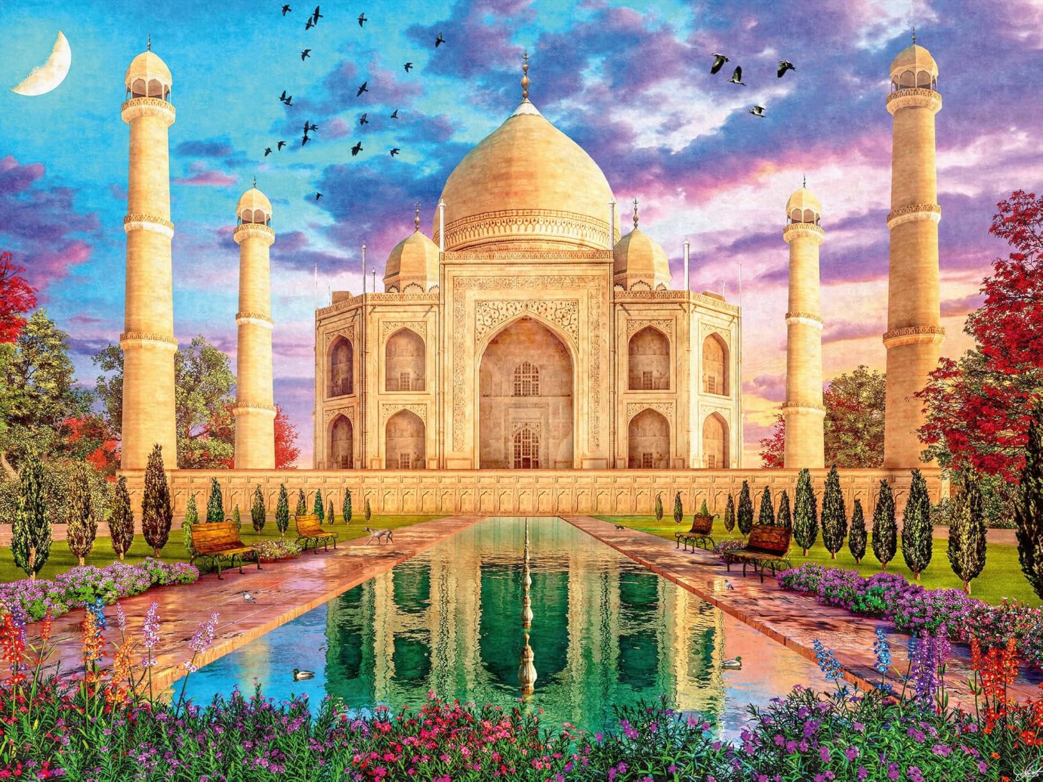 JIGSAW RAVENSBURGER ENCHANTING TAJ MAHA