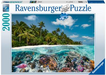 JIGSAW RAVENSBURGER - A DIVE IN THE MALDIVES 2000PCS