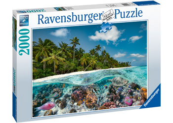 JIGSAW RAVENSBURGER - A DIVE IN THE MALDIVES 2000PCS