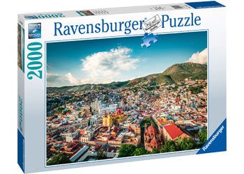 JIGSAW RAVENSBURGER - COLONIAL CITY IN GUANAJUATO MEXICO 2000PCS 