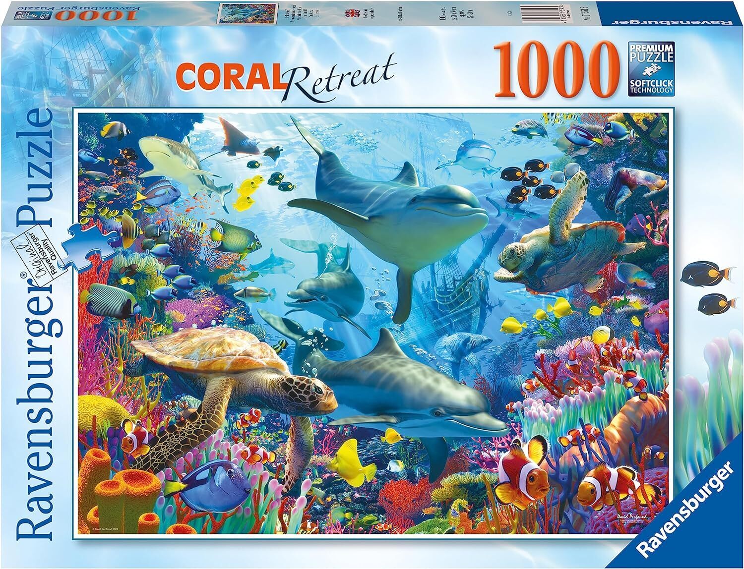 JIGSAW RAVENSBURGER - CORAL REEF RETRE 1000PCS