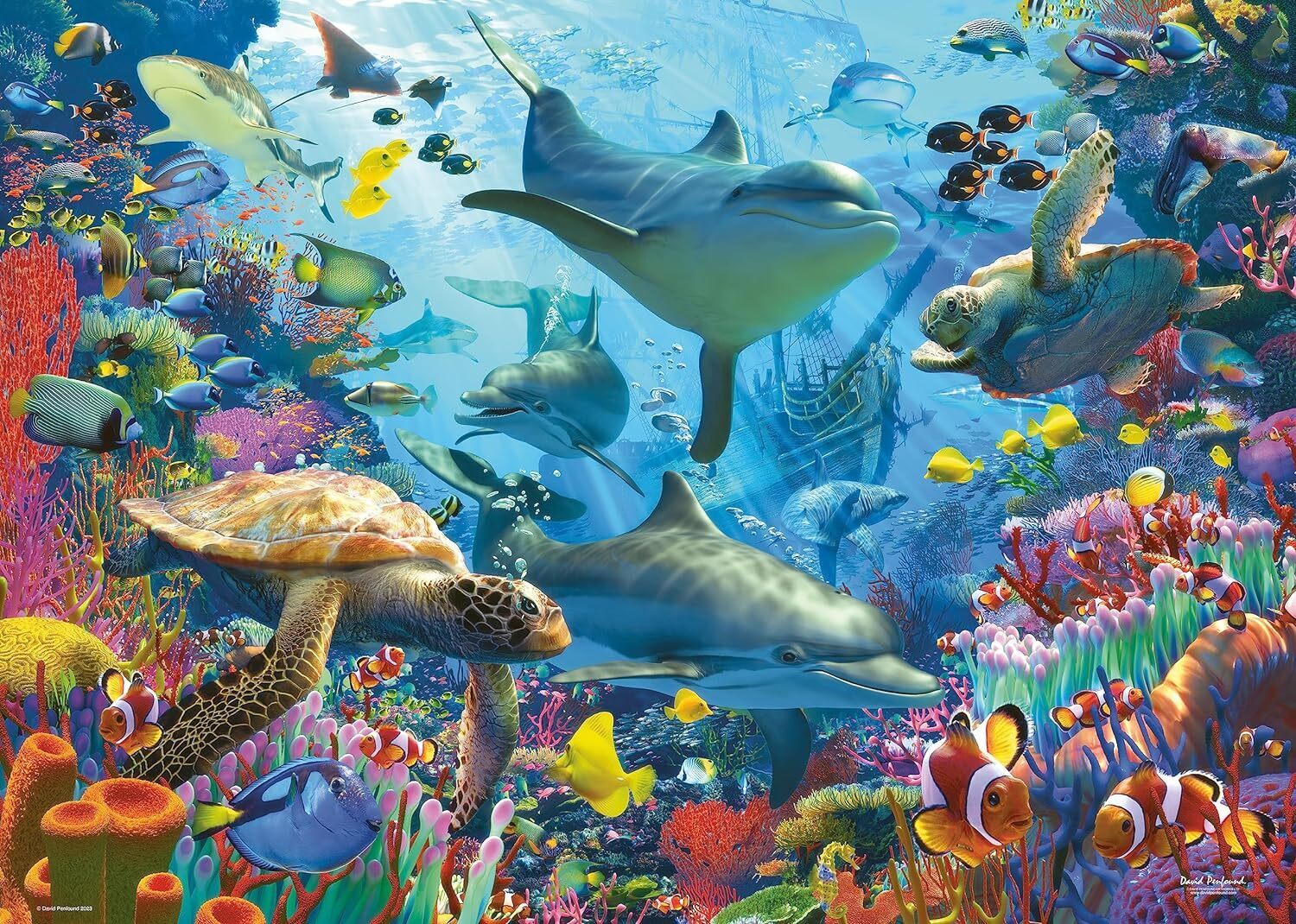 JIGSAW RAVENSBURGER - CORAL REEF RETRE 1000PCS