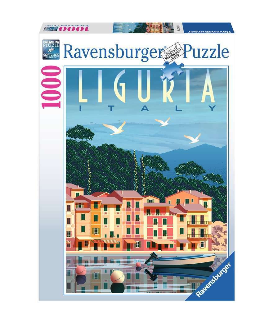 JIGSAW RAVENSBURGER - POSTCARD FROM LIGURIA 1000PC