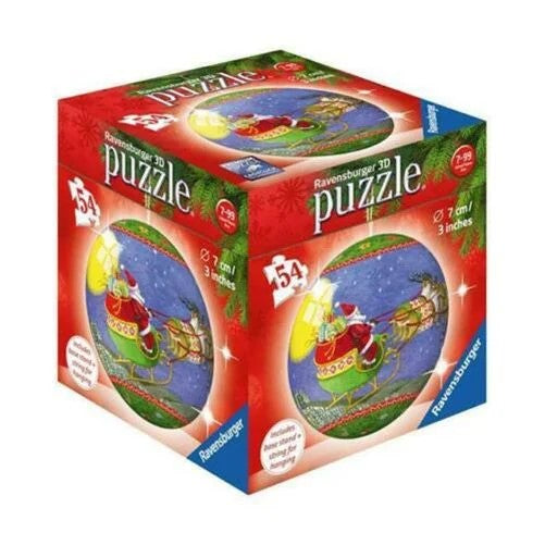 JIGSAW RAVENSBURGER - 3D XMAS DECORATIONS SET 1 54PC