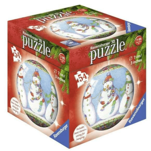 JIGSAW RAVENSBURGER - 3D XMAS DECORATIONS SET 1 54PC