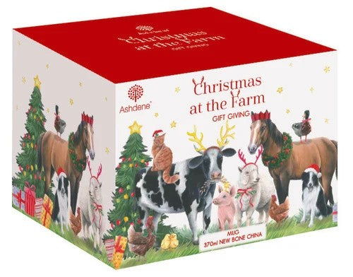 mug christmas at the farm