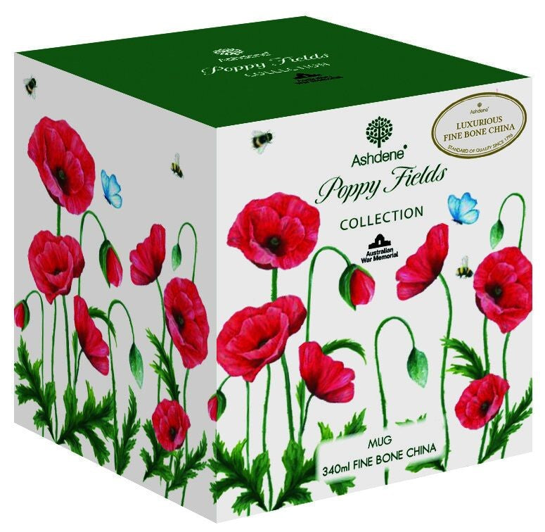 mug can poppy feilds