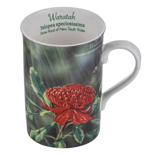 mug waratah botanical emblems