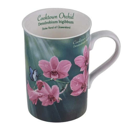 mug orchid cooktown botanical emblems