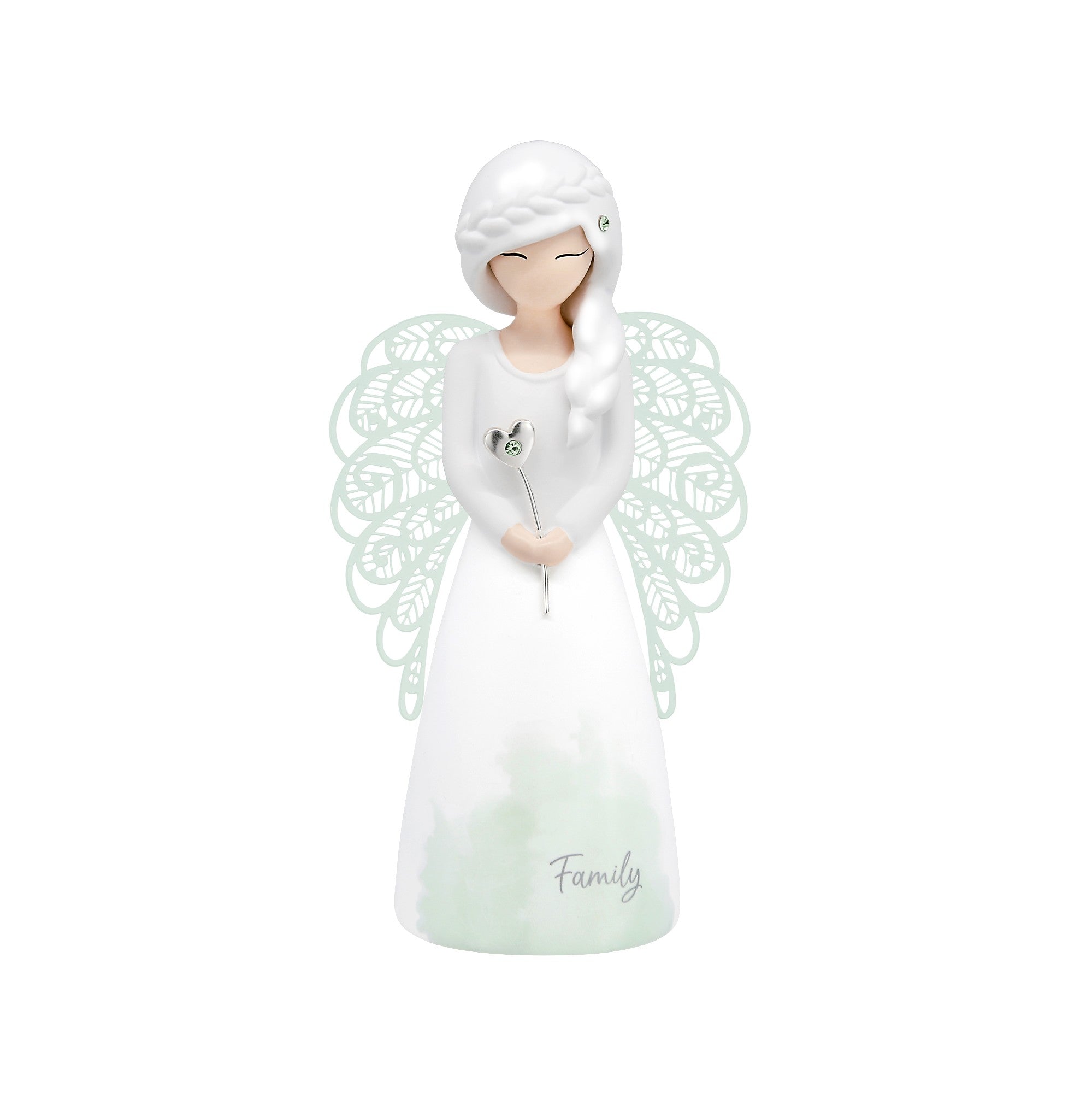 YOU ARE AN ANGEL FIGURINE 125MM - FAMILY