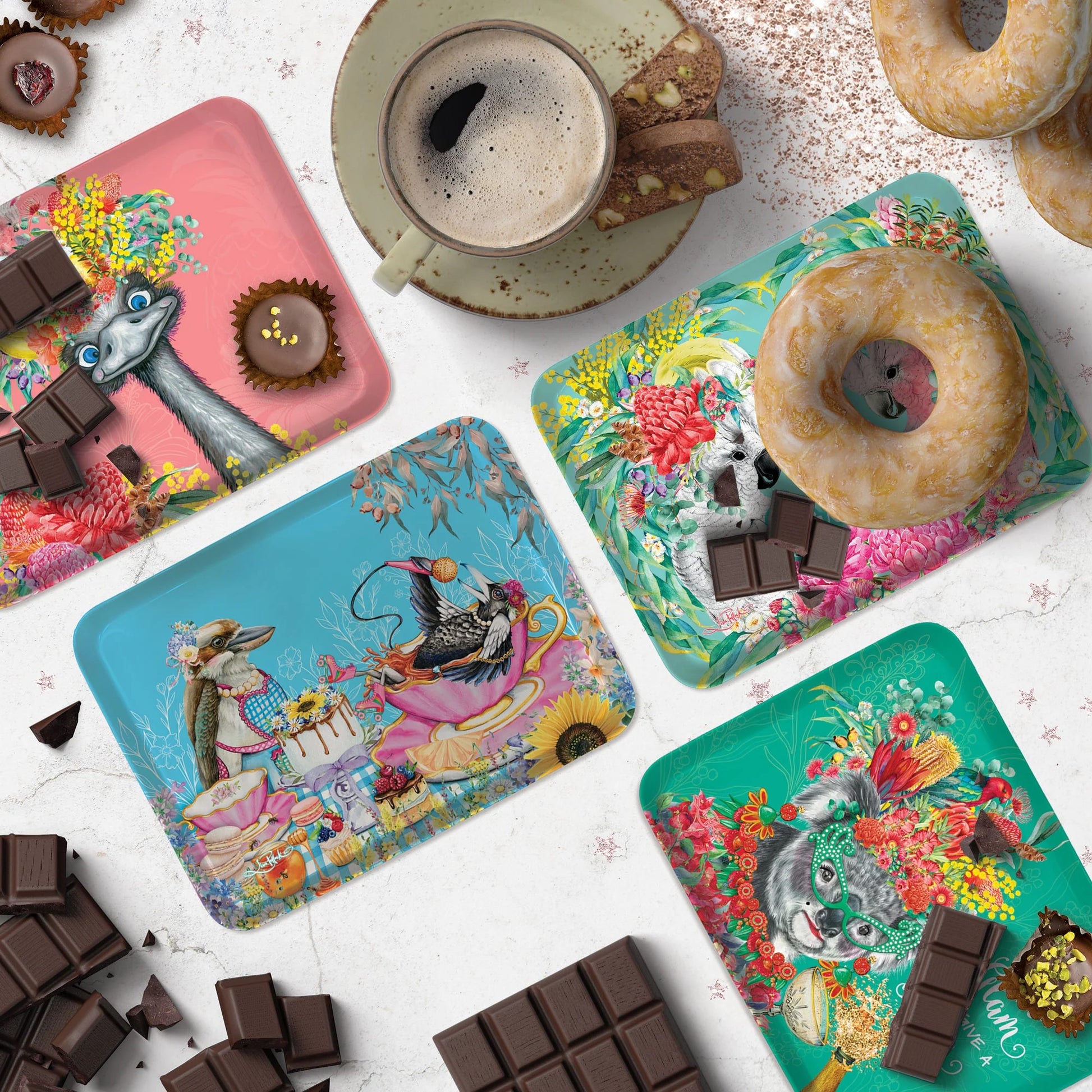 ALFRESCO TRAY SMALL - CWA TEA PARTY