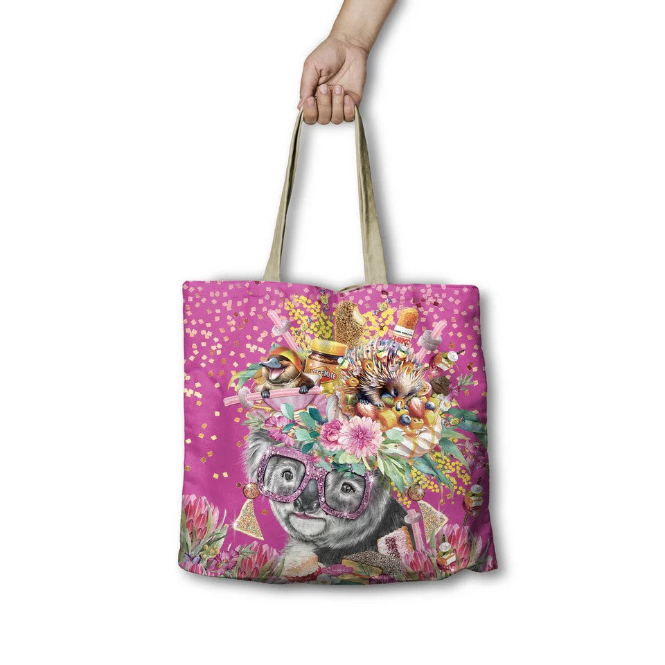 REUSUABLE SHOPPING BAG OZ FOODIE KOALA