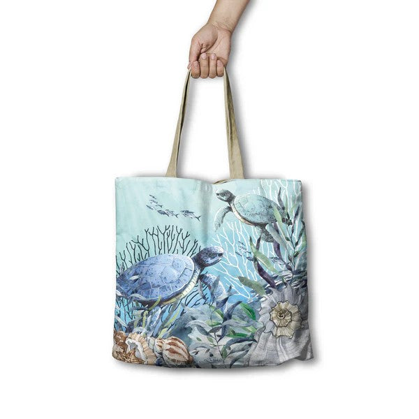 REUSUABLE SHOPPING BAG REEF TURTLES