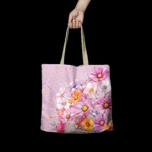 REUSABLE SHOPPING BAGS - WISTFUL WILDFLOWERS