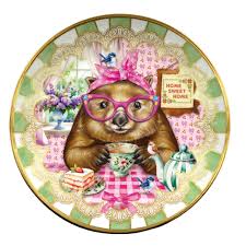 CERAMIC TRINKET DISH - WONDA WOMBAT 