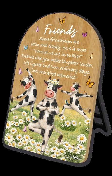 Arch Affirmation Plaque 13x18cm Friends - Calm your Farm