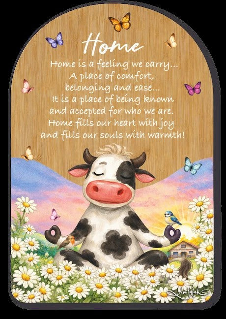 Arch Affirmation Plaque 13x18cm Home- Calm your Farm