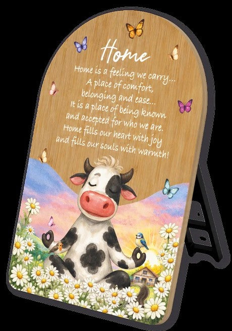 Arch Affirmation Plaque 13x18cm Home- Calm your Farm