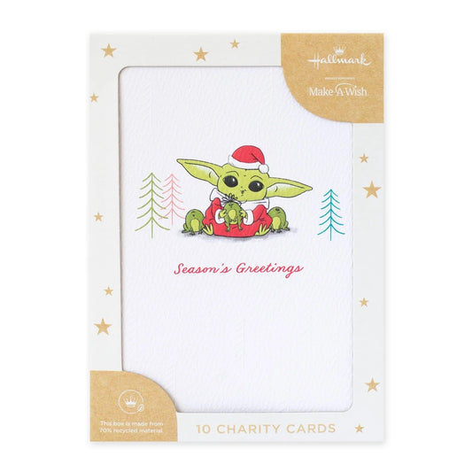 CHRISTMAS BOXED STAR WARS GROGU CARDS