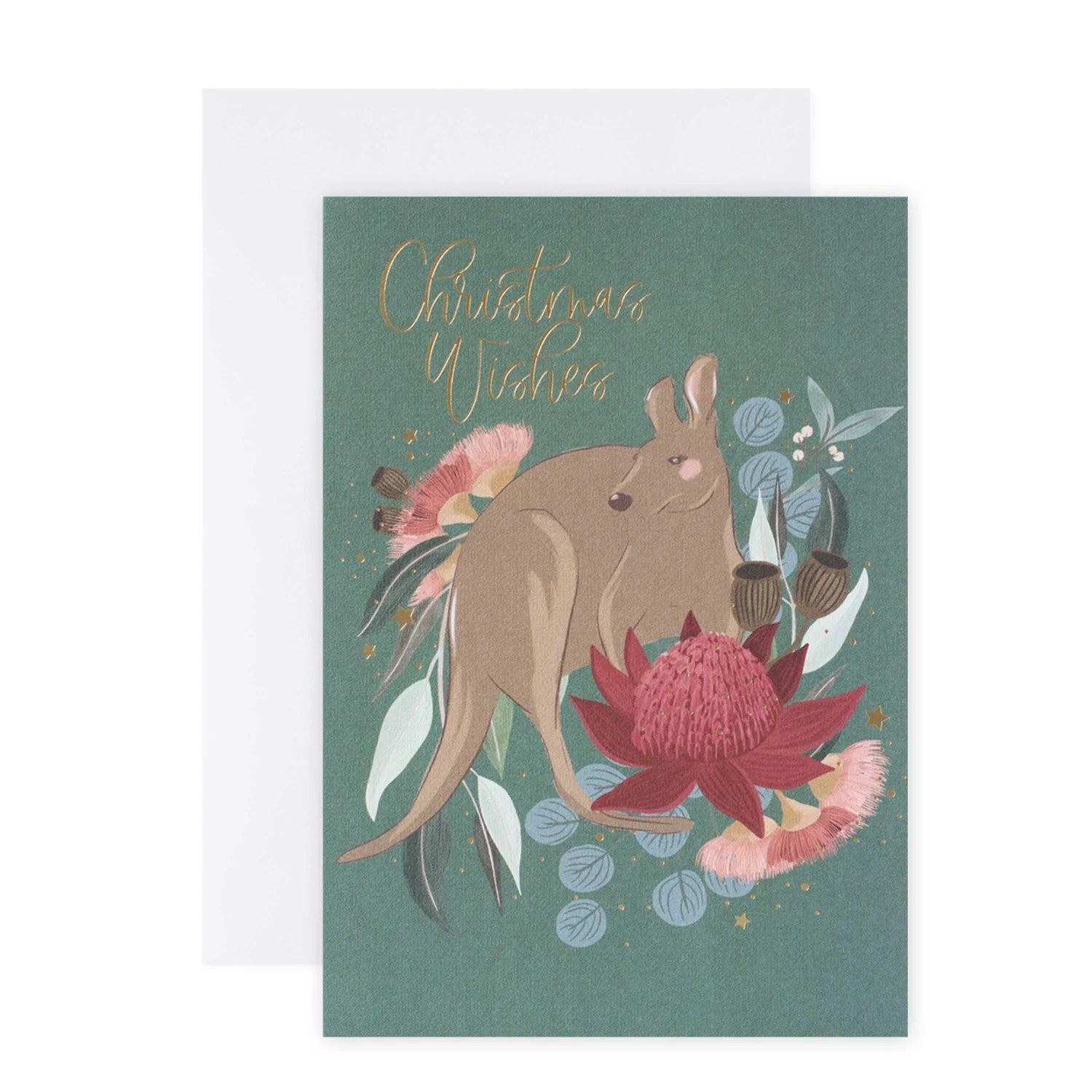 CHRISTMAS BOXED AUSTRALN WOMBAT N ROO CARDS