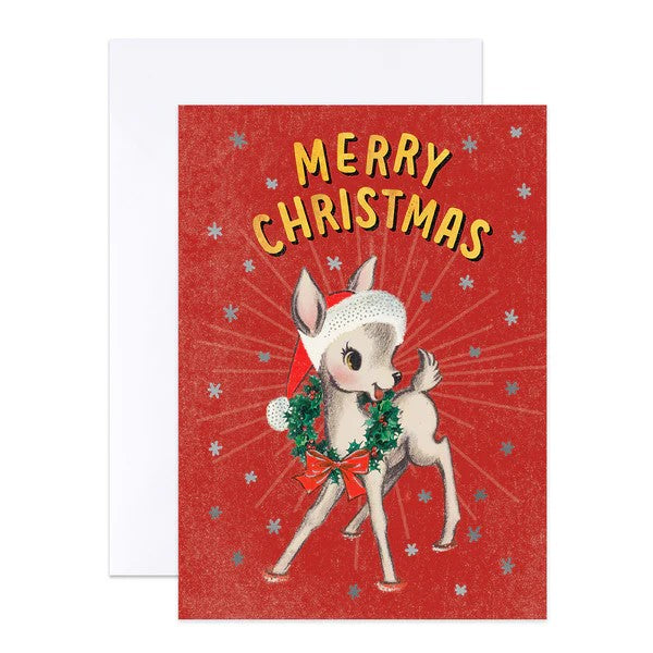 CHRISTMAS BOXED CARDS - TREE DEER SANTA SNOWMAN