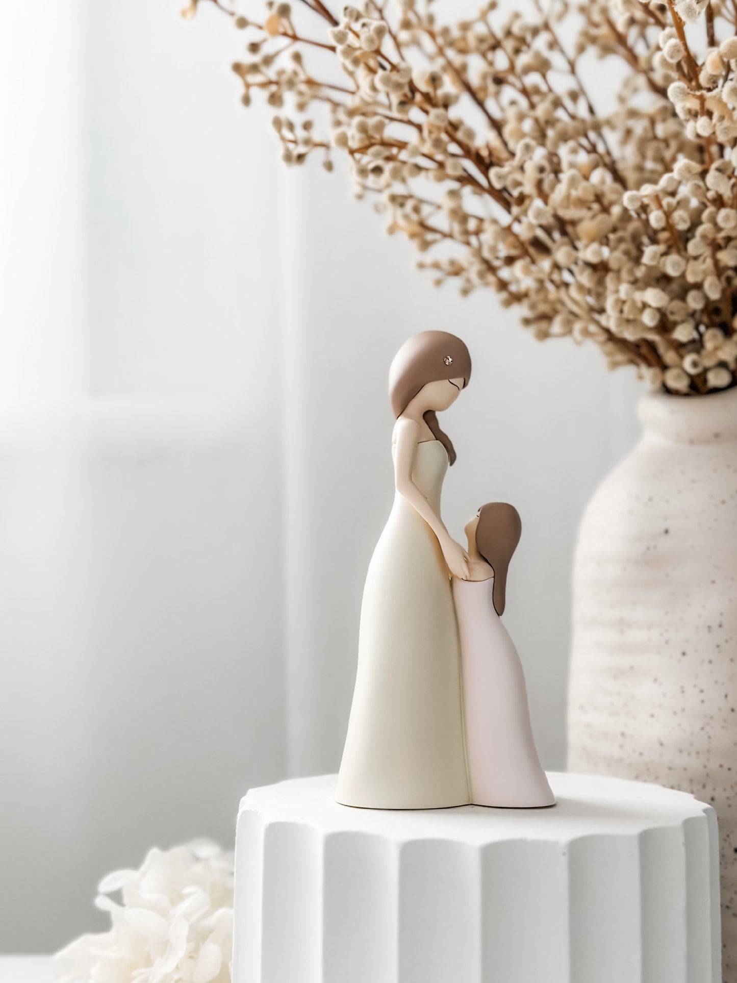 YOU ARE AN ANGEL FIGURINE MOTHER AND DAUGHTHER