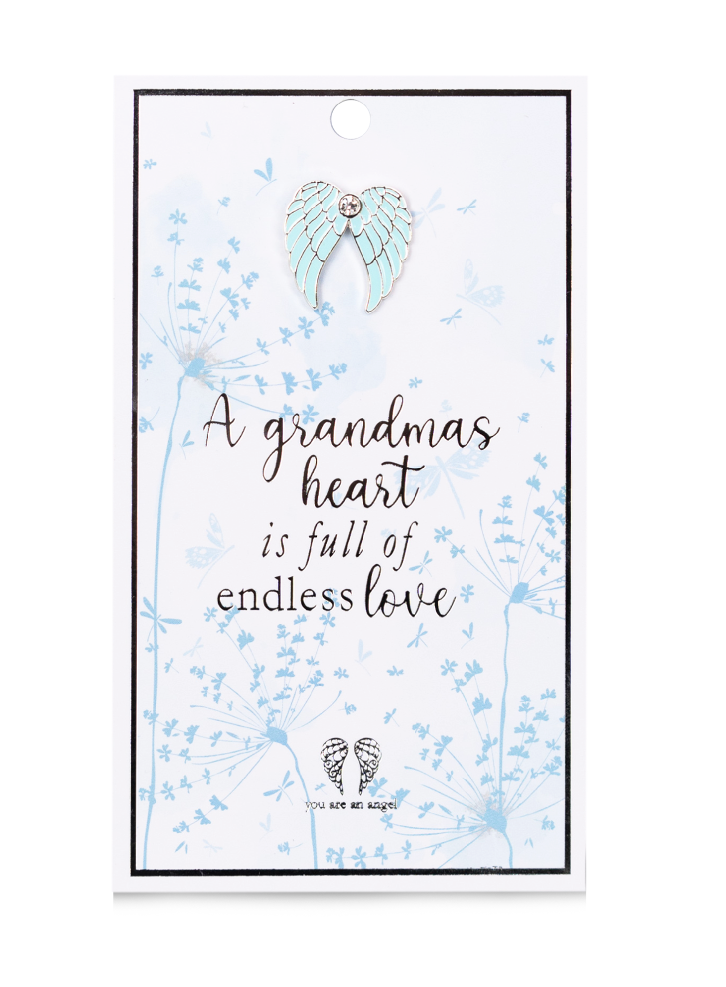 YOU ARE AN ANGEL - ANGEL PIN GRANDMAS HEART