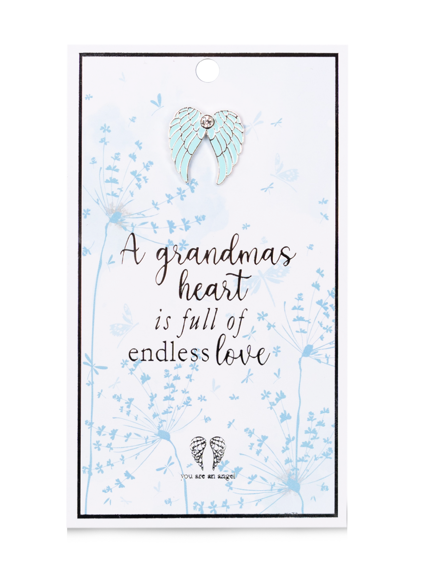 YOU ARE AN ANGEL - ANGEL PIN GRANDMAS HEART